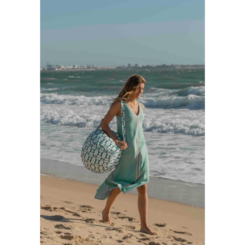 Vestido Paracas Verde agua · Beachwear Summerball